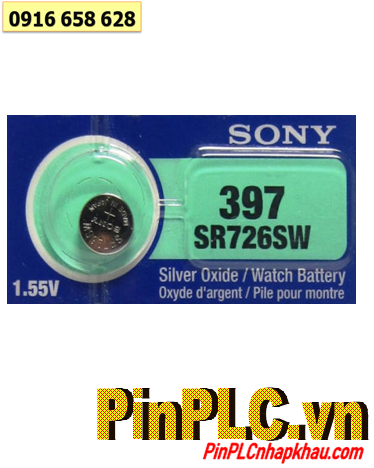 Sony SR726SW _Pin 397; Pin đồng hồ 1.55v Silver Oxide Sony SR726SW _Pin 397